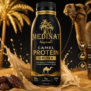 Medinat Camel Protien Drinks 100% Organic
